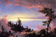 Frederic Edwin Church Above the Clouds at Sunrise oil painting artist